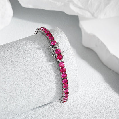 [baslovejewels]Radiant Colorful Round Cut Party Bracelet