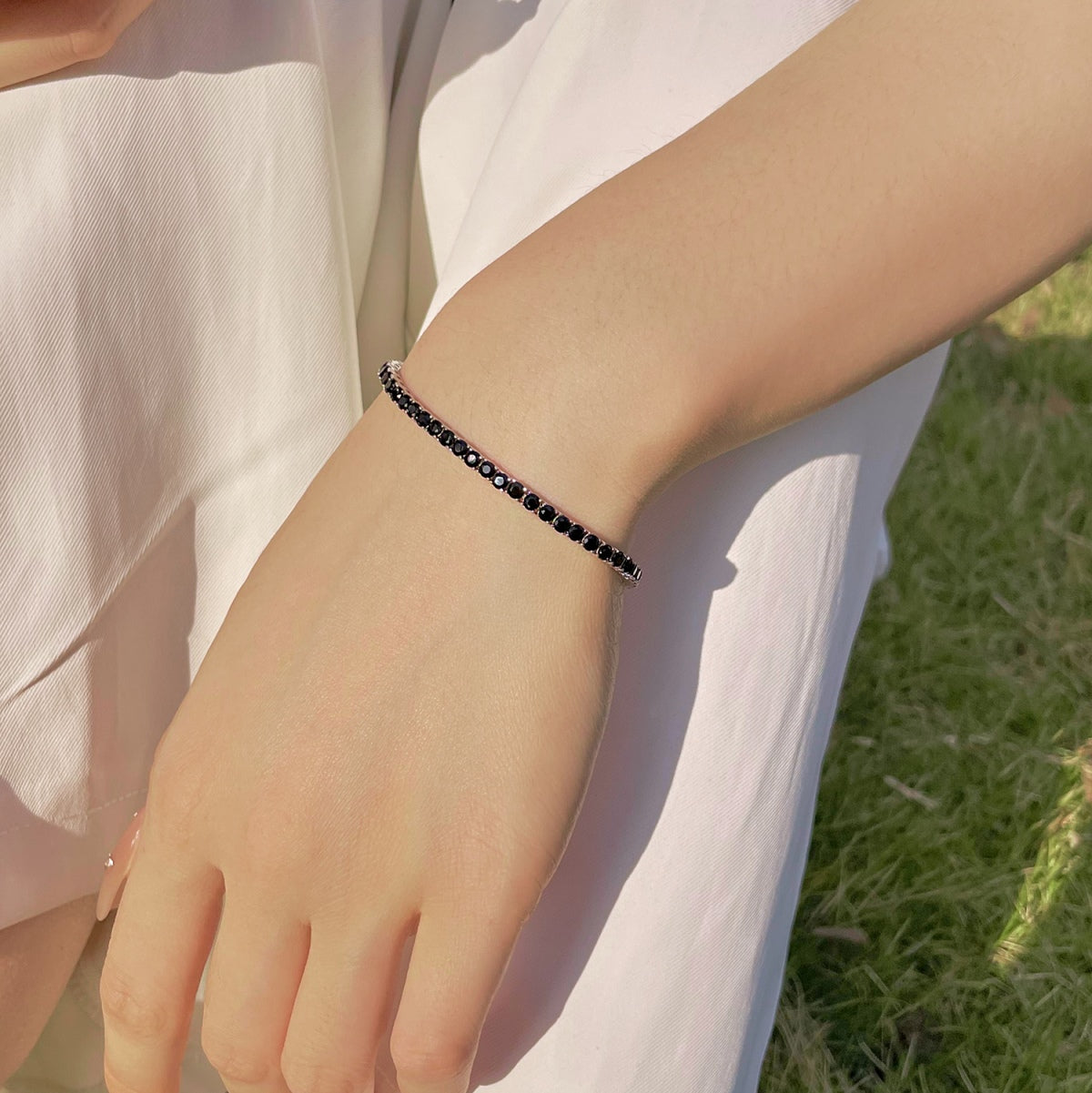 [baslovejewels]Radiant Colorful Round Cut Party Bracelet
