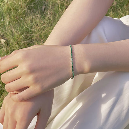 [baslovejewels]Radiant Colorful Round Cut Party Bracelet
