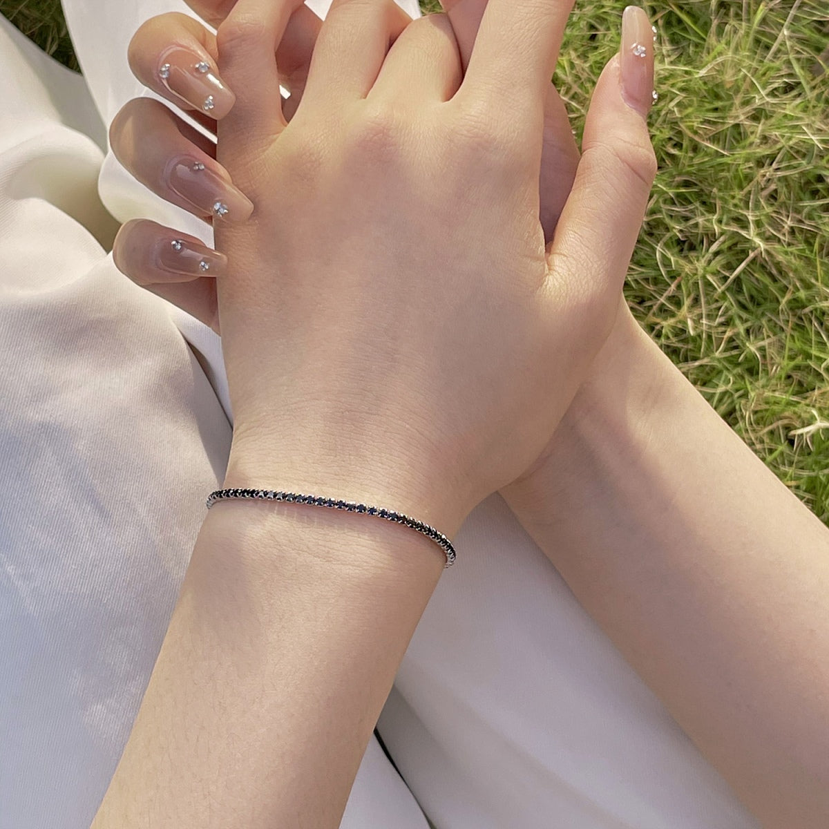 [baslovejewels]Radiant Colorful Round Cut Party Bracelet