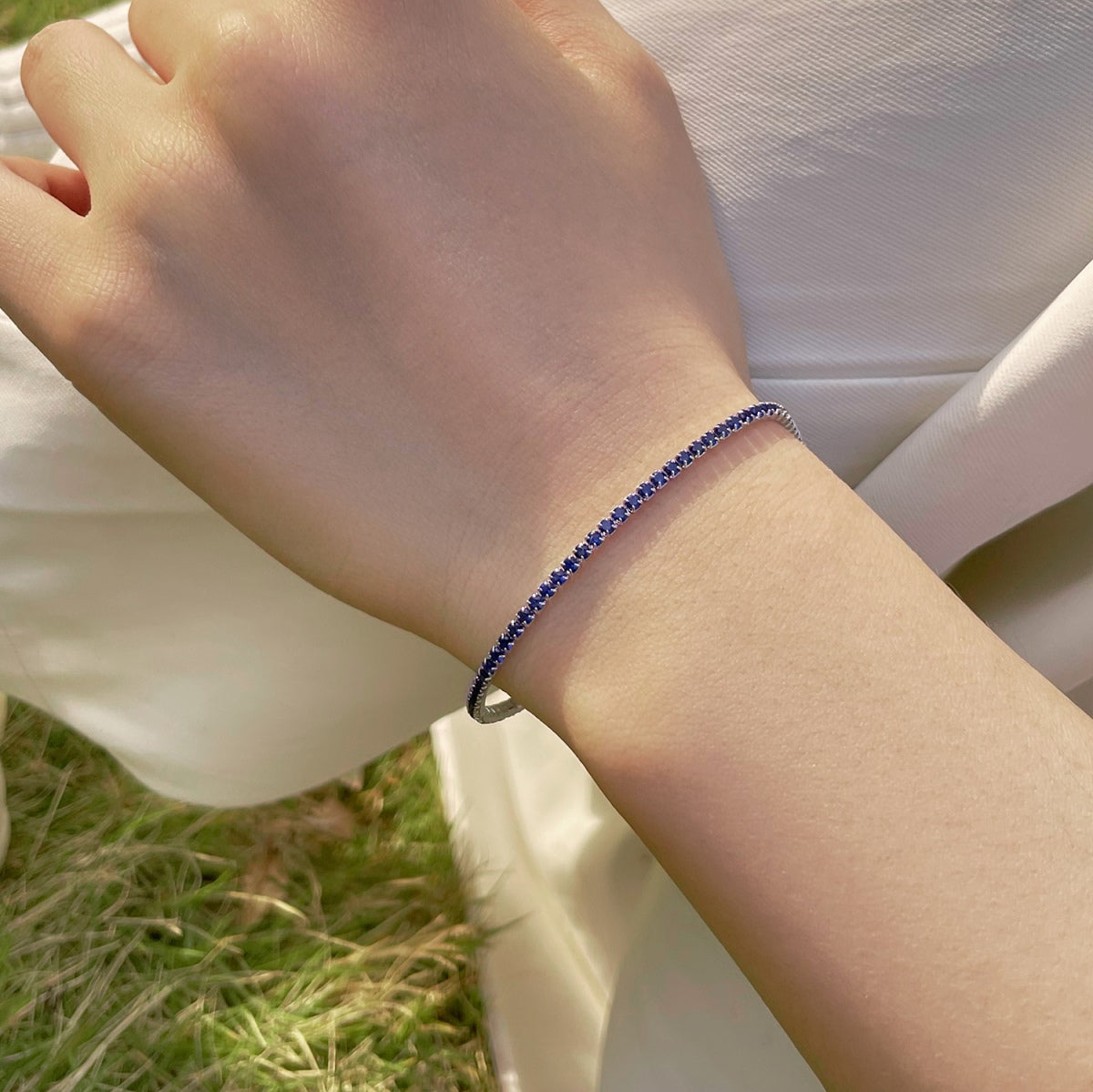 [baslovejewels]Radiant Colorful Round Cut Party Bracelet