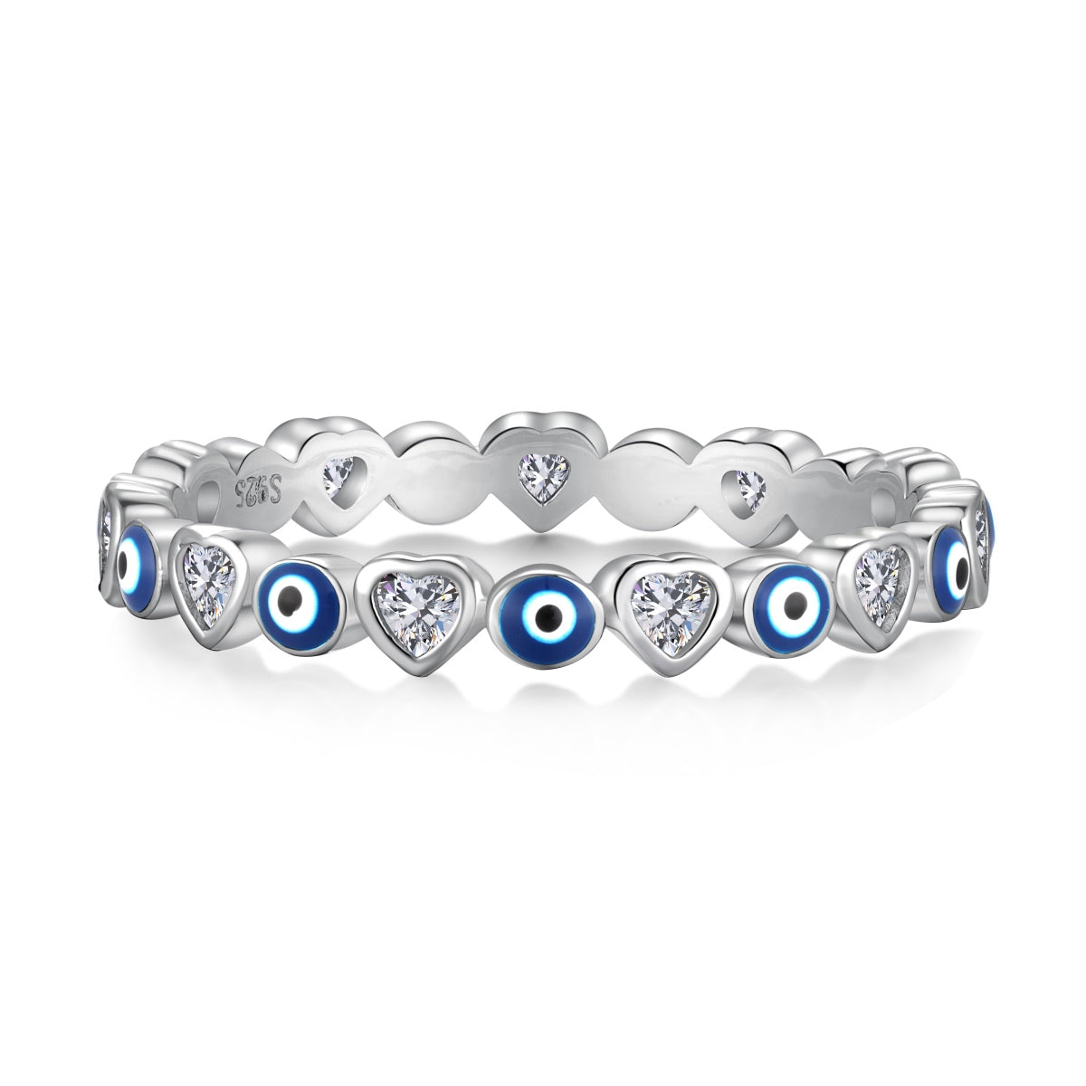 [baslovejewels]Radiant Colorful Round Shape Daily Ring