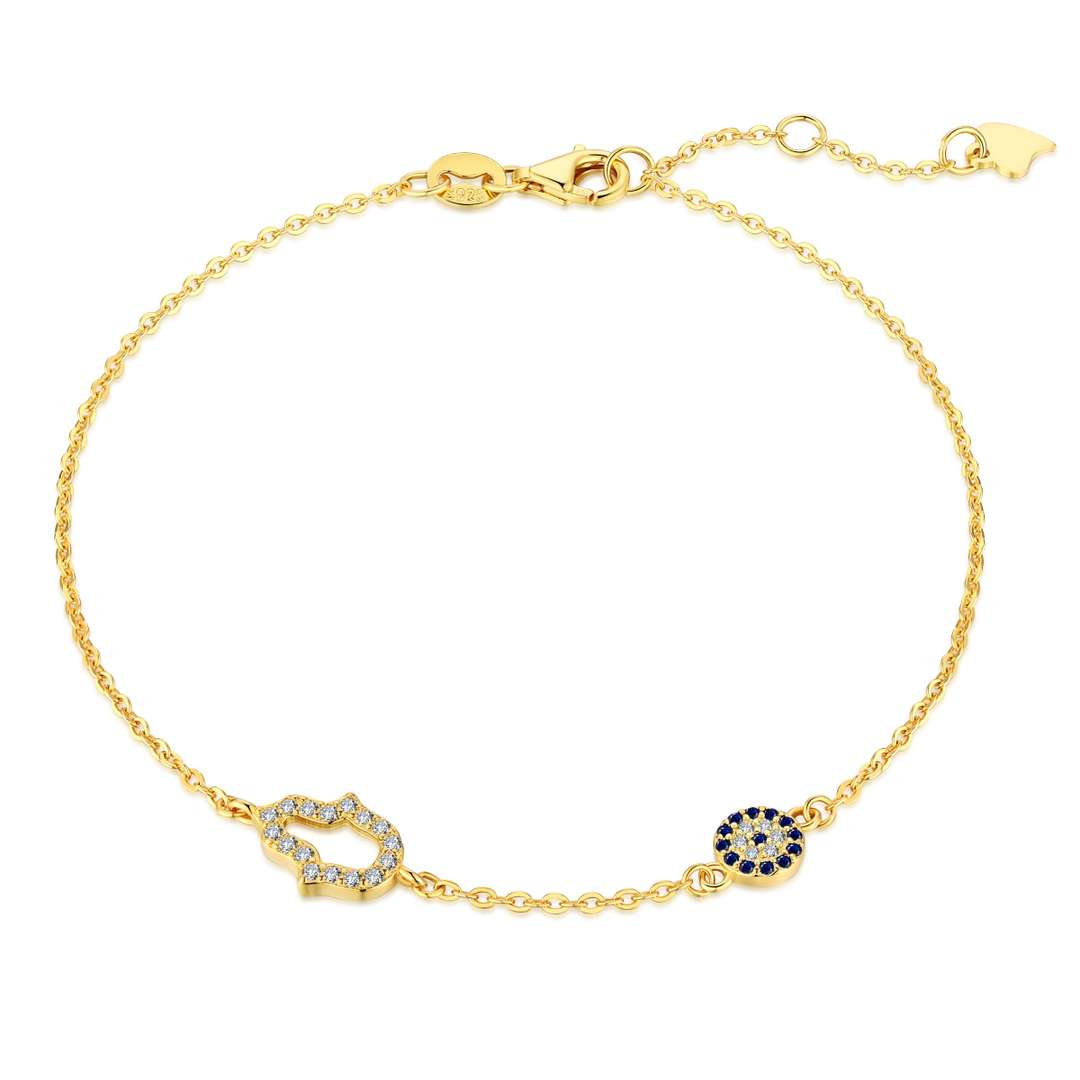 [baslovejewels]Gost Shape & Round Shape Necklace