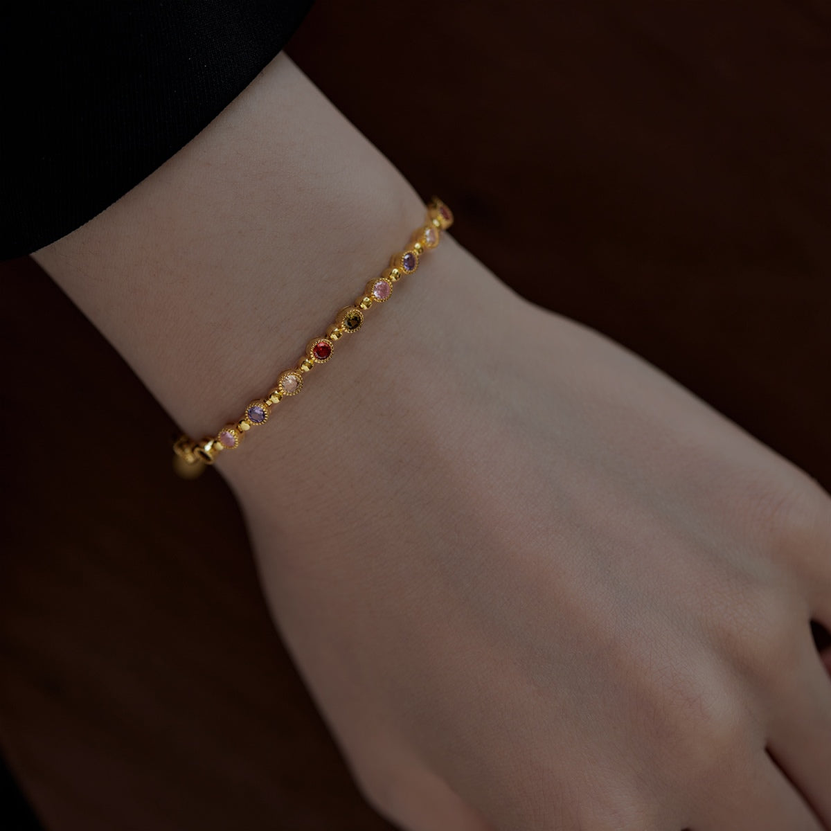 [baslovejewels]Sparkling Exquisite Round Cut Party Bracelet
