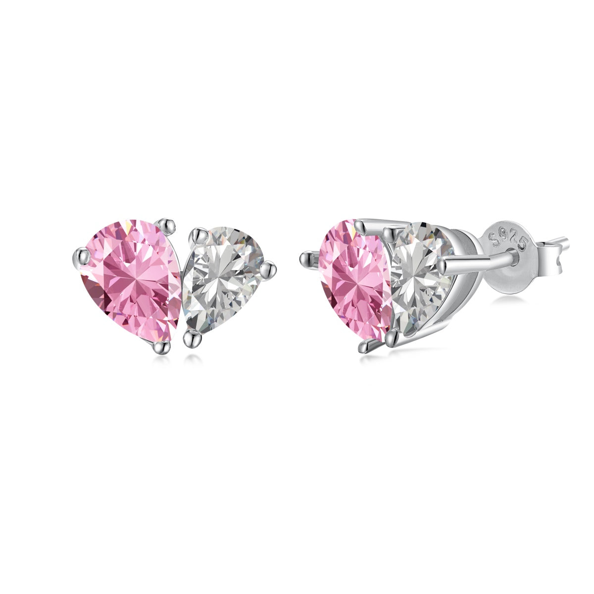 [baslovejewels]Dazzling Elegant Heart Cut Lover Earrings