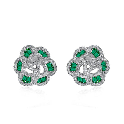 [baslovejewels]Exquisite Flower Shape Daily Earrings