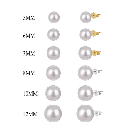 [baslovejewels]Delicate Pearl Earrings