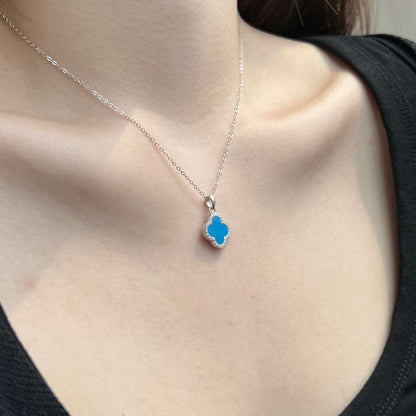 [baslovejewels]Dainty Flower Shape Necklace