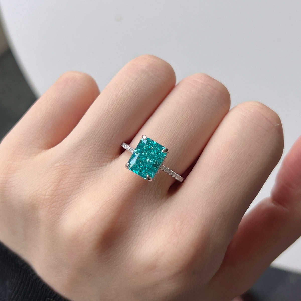 [baslovejewels]4.0 Carat Luxurious Engagement Ring