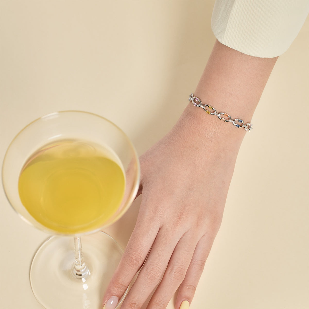 [baslovejewels]Dazzling Colorful Daily Bracelet