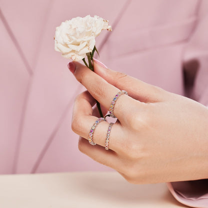 [baslovejewels]Exquisite Colorful Round Cut Party Ring