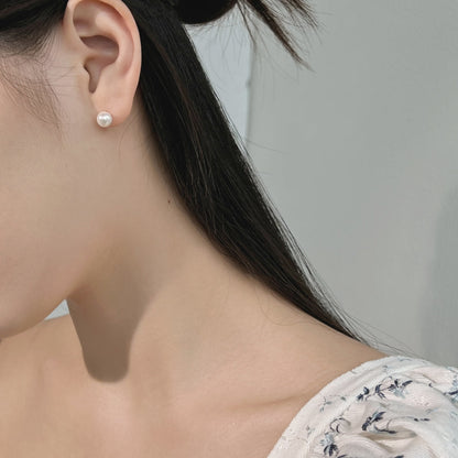 [baslovejewels]Delicate Pearl Earrings