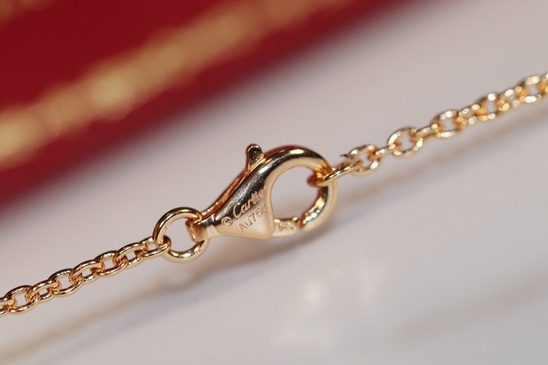 [baslovejewels]LOVE NECKLACE PINK GOLD AND SILVER
