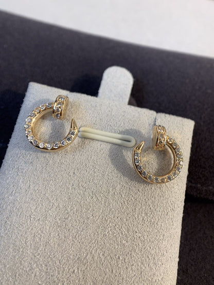 [baslovejewels]JUSTE EARRINGS GOLD DIAMONDS