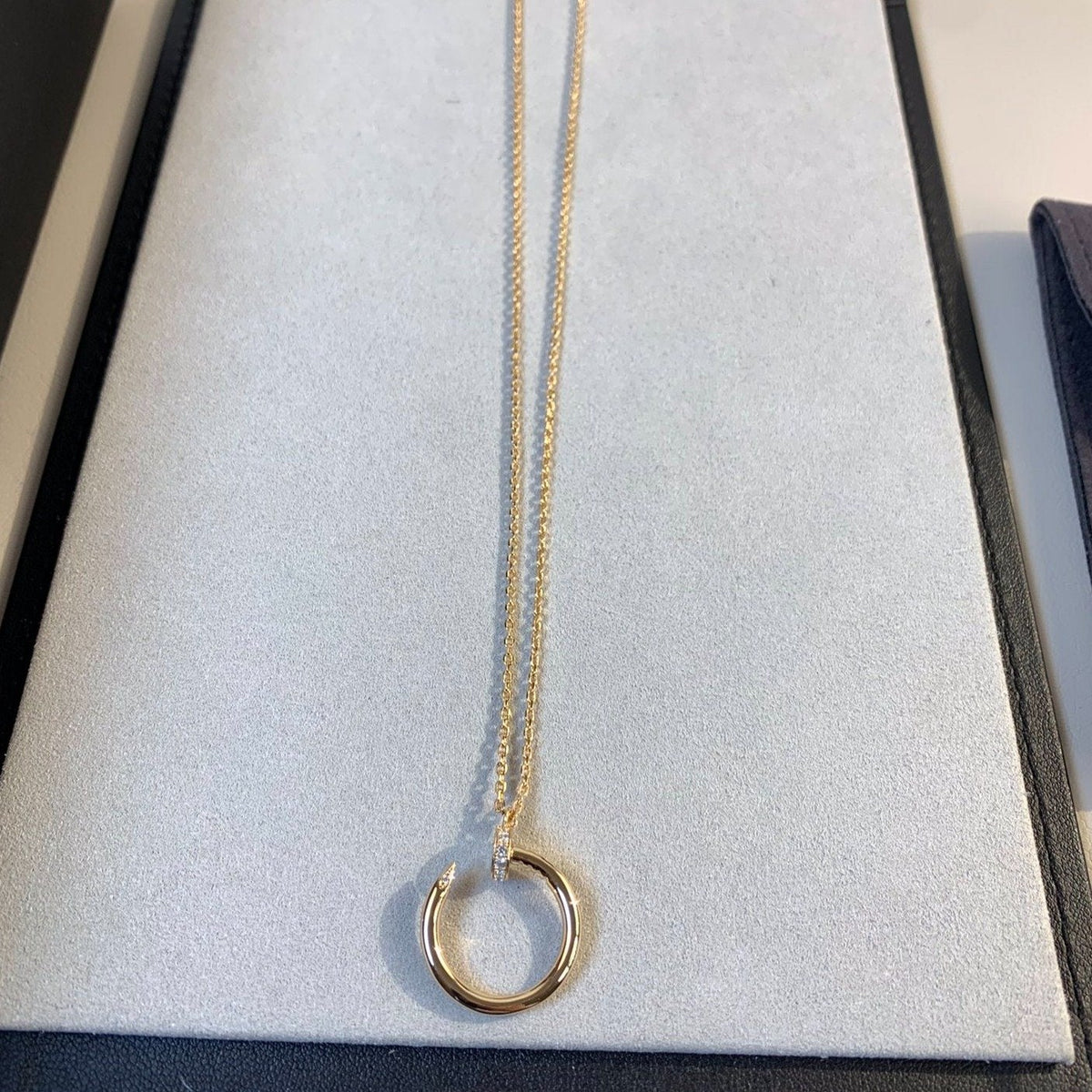 [baslovejewels]JUSTE NECKLACE PINK GOLD