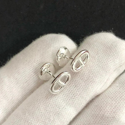 [baslovejewels]CHAINE SMALL EARRINGS GOLD AND SILVER