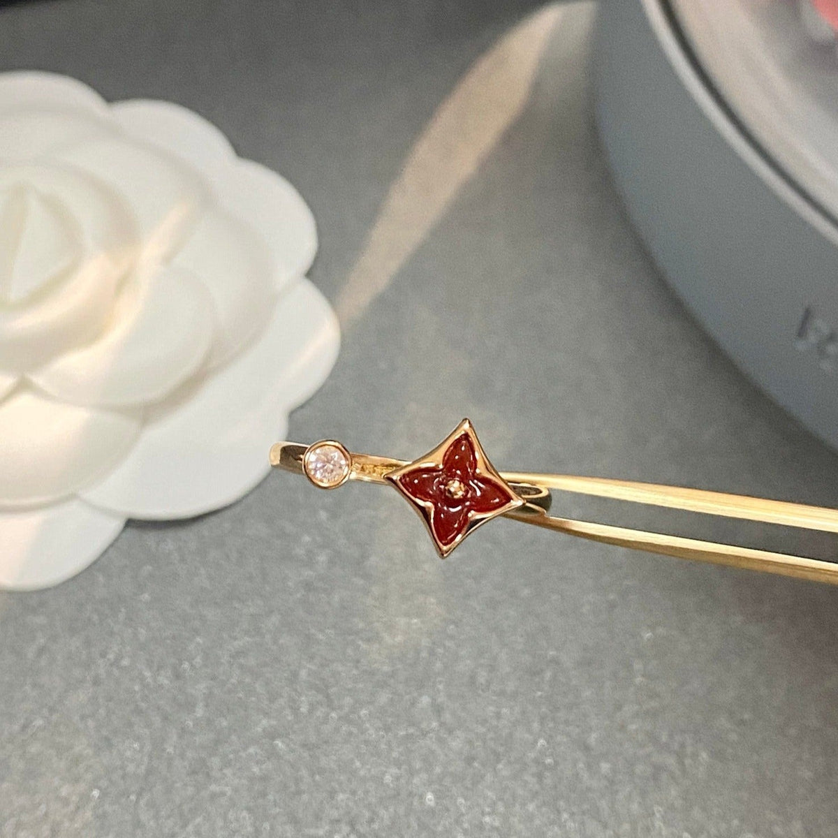 [baslovejewels]STAR 1 DIAMOND OPEN RING