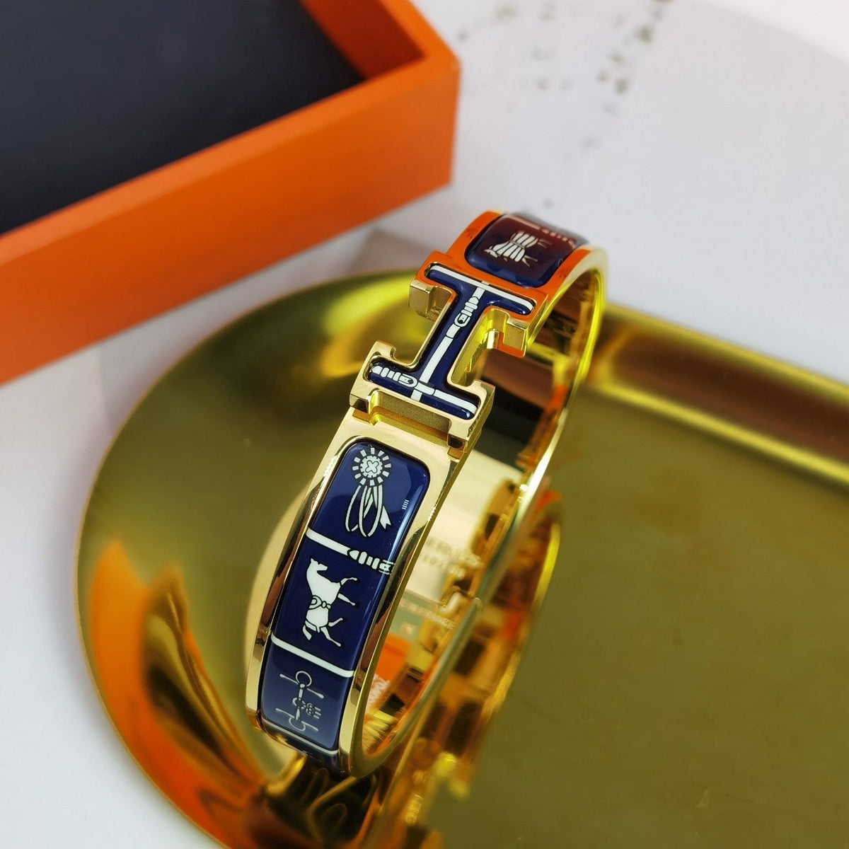 [baslovejewels]H COUVERTURES DARK BLUE BRACELET