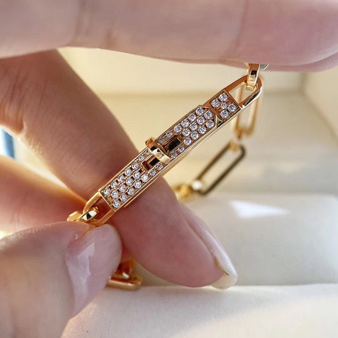 [baslovejewels]CHAINE BRACELET SMALL MODEL DIAMOND