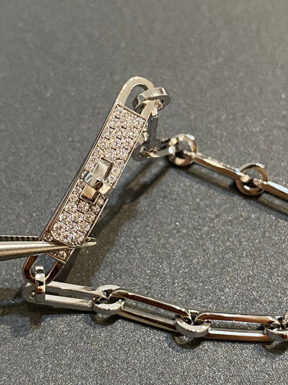 [baslovejewels]CHAINE BRACELET SMALL MODEL DIAMOND