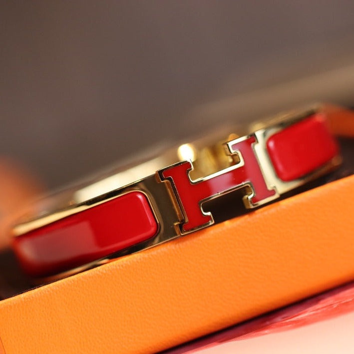 [baslovejewels]H BRACELET 12MM GOLD