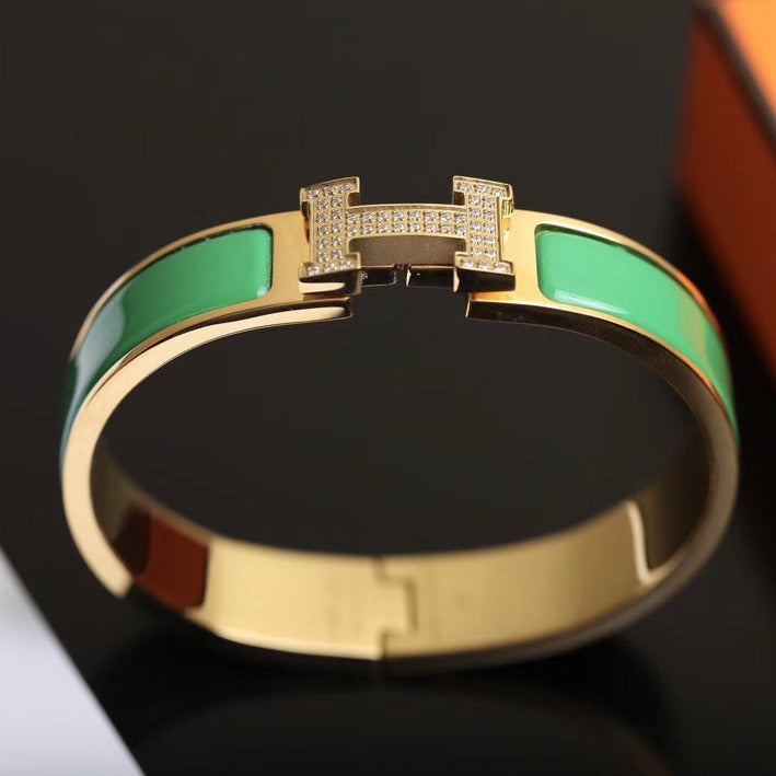 [baslovejewels]H BRACELET GOLD DIAMOND