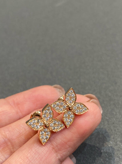 [baslovejewels]STAR DIAMOND EARRINGS