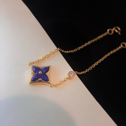 [baslovejewels]COLOR STAR PINK GOLD DIAMOND BRACELET