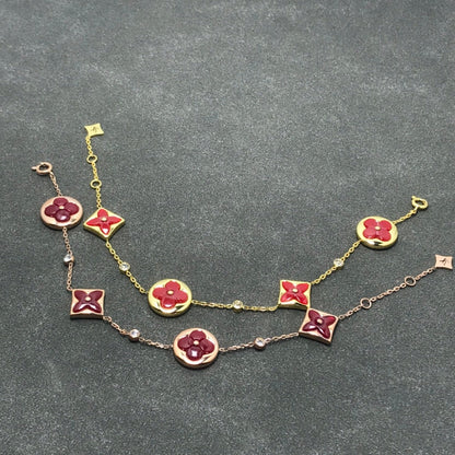 [baslovejewels]STAR AND SUN CARNELIAN 4 MOTIFS 3 DIAMONDS