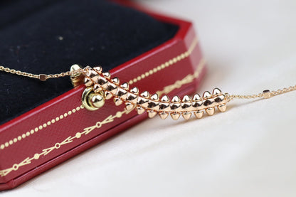 [baslovejewels]CLASH PINK GOLD NECKLACE