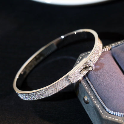 [baslovejewels]KELLY BRACELET DIAMOND PAVED