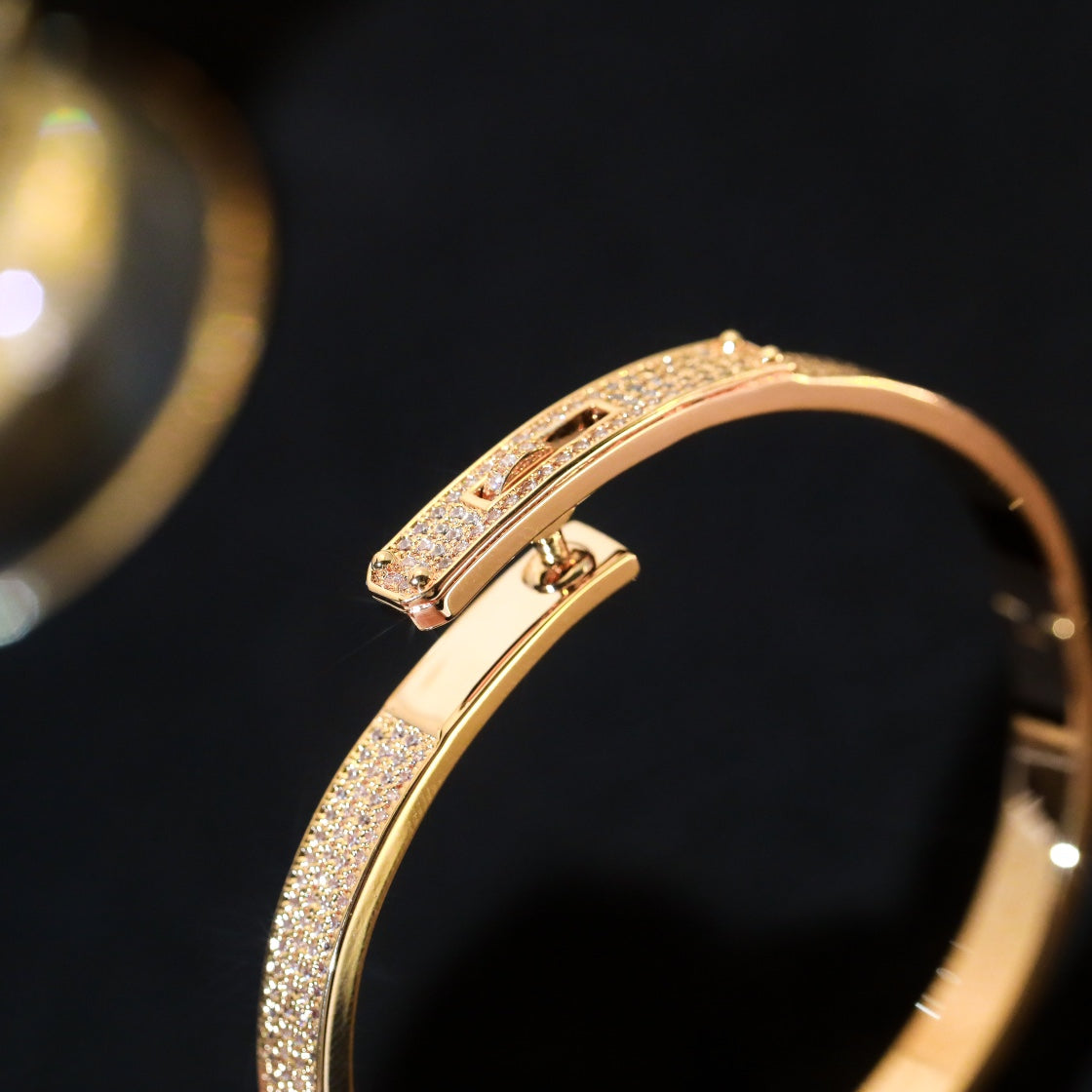 [baslovejewels]KELLY BRACELET DIAMOND PAVED