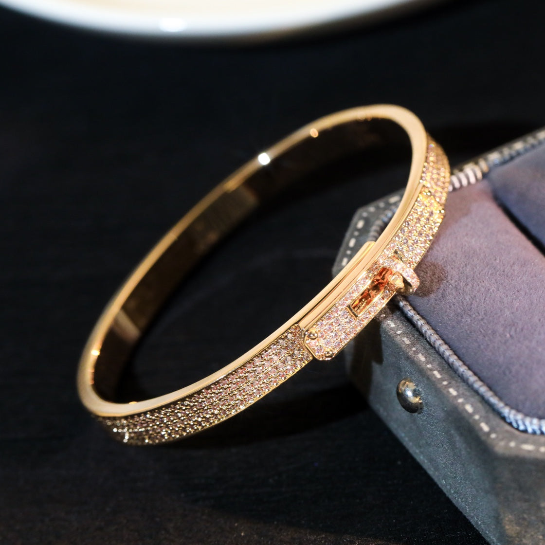 [baslovejewels]KELLY BRACELET DIAMOND PAVED