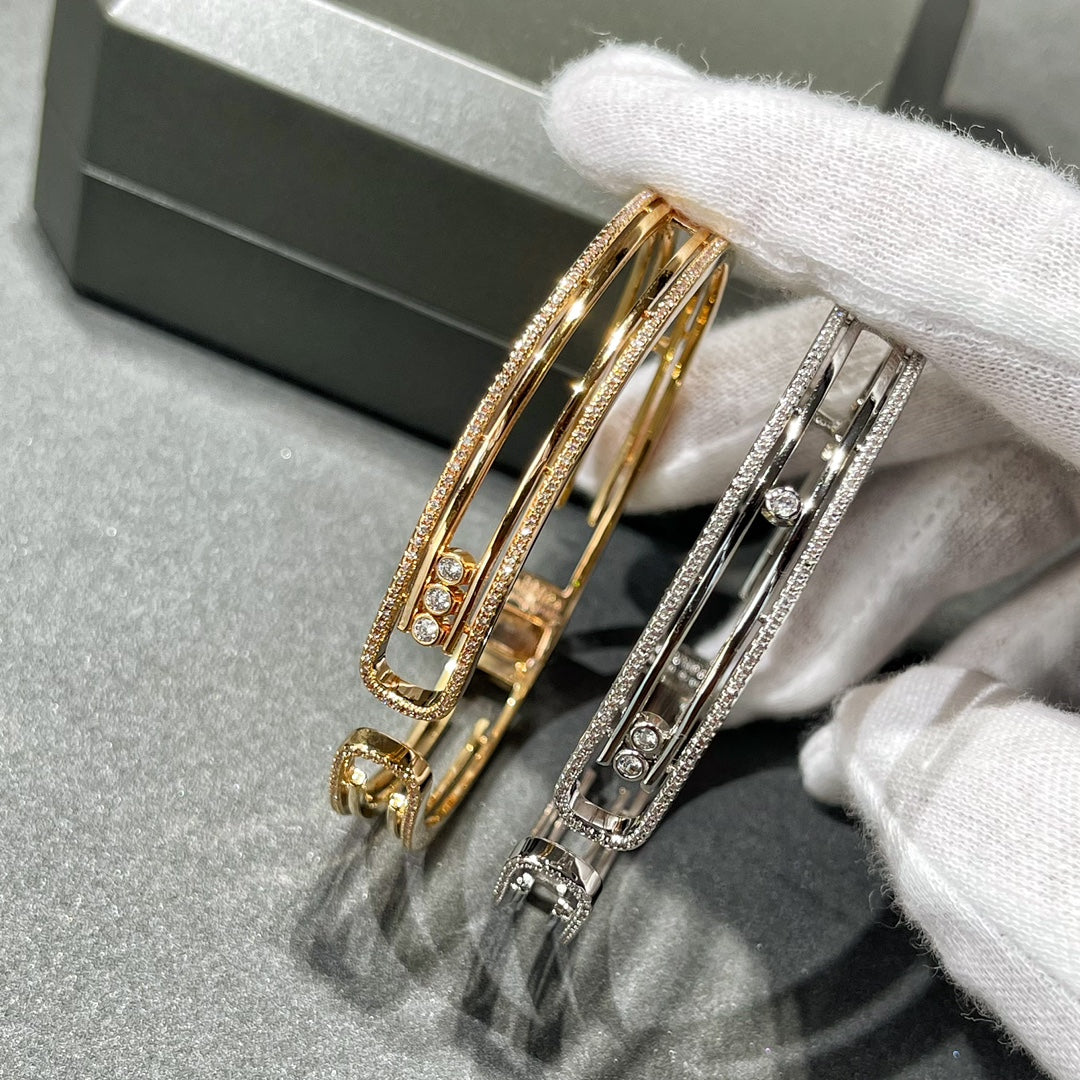 [baslovejewels]MOVE 10TH PAVED DIAMOND BRACELET