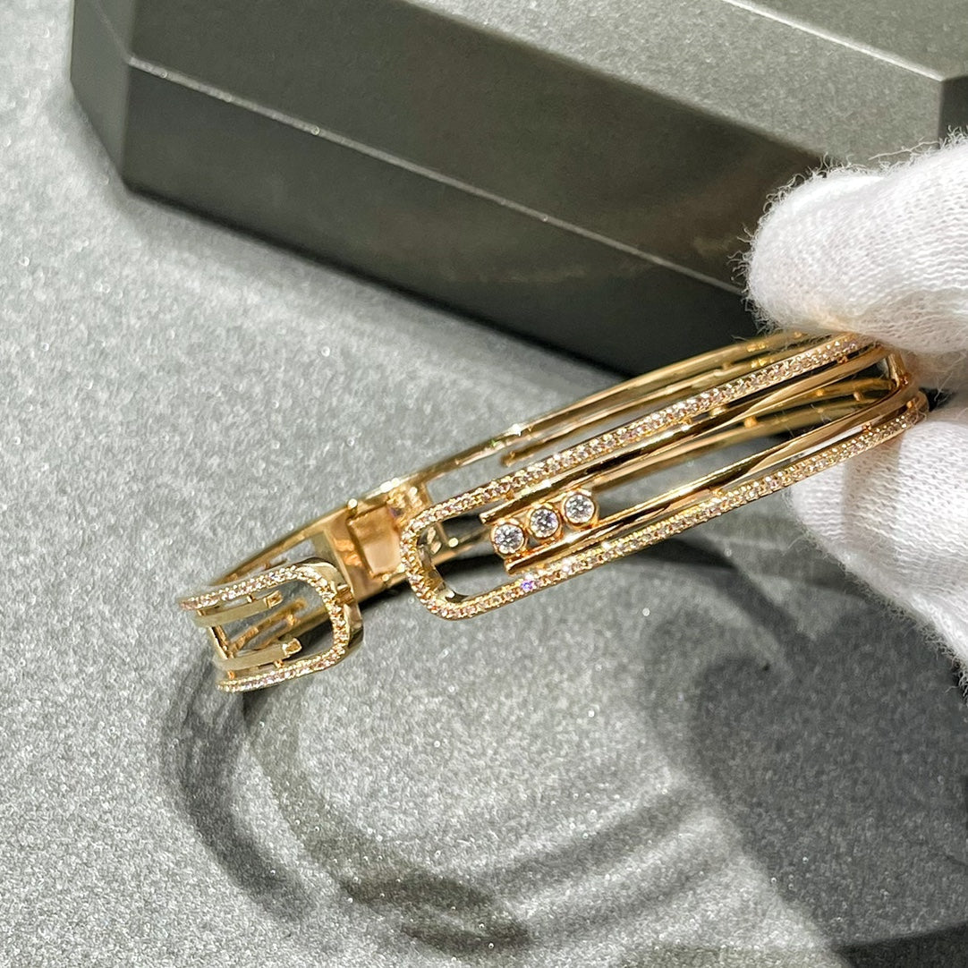 [baslovejewels]MOVE 10TH PAVED DIAMOND BRACELET