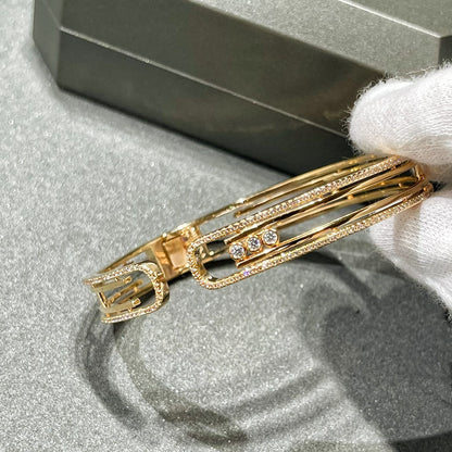 [baslovejewels]MOVE 10TH PAVED DIAMOND BRACELET