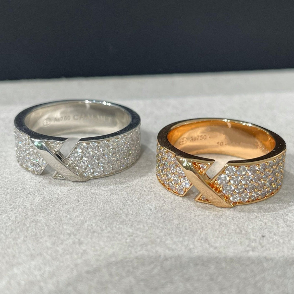 [baslovejewels]LIENS EVIDENCE  DIAMOND PAVED RING