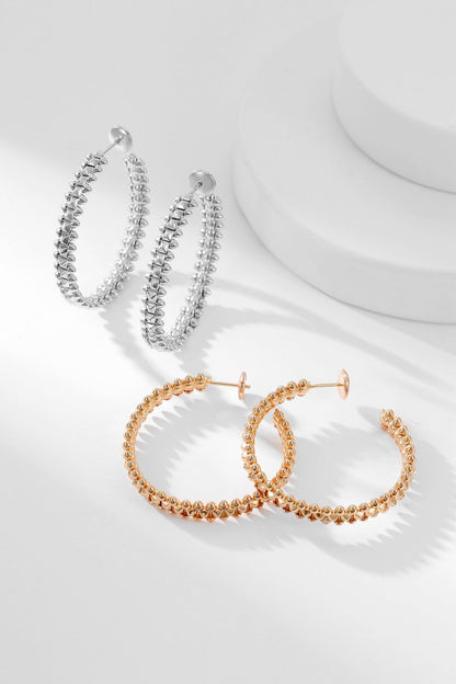 [baslovejewels]CLASH HOOP EARRINGS