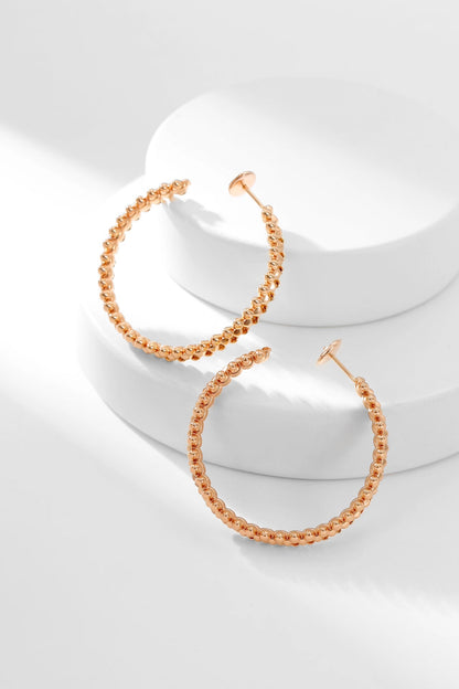 [baslovejewels]CLASH HOOP EARRINGS