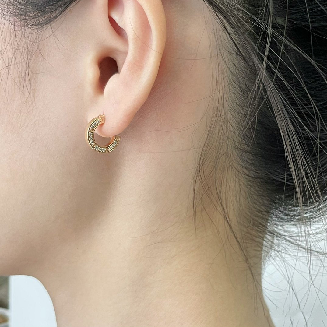 [baslovejewels]LOVE DIAMOND EARRINGS