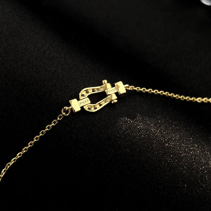 [baslovejewels]FORCE 10 FULL DIAMOND BUCKLE CHAIN LINK MINI MODEL
