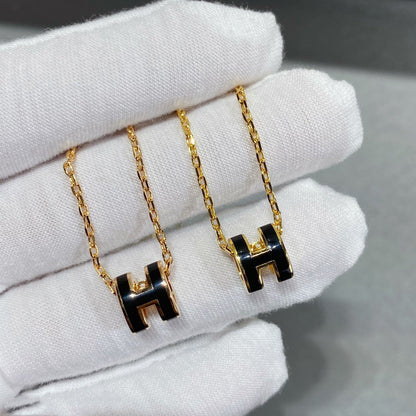 [baslovejewels]MINI POP H NECKLACE