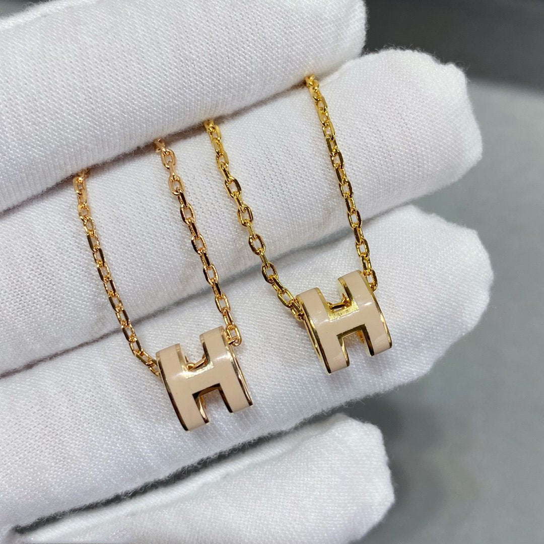 [baslovejewels]MINI POP H NECKLACE
