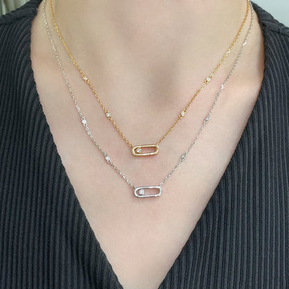 [baslovejewels]MOVE UNO DIAMOND NECKLACE