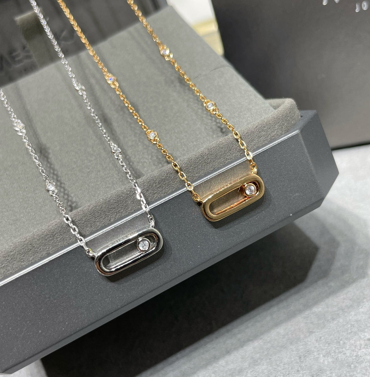 [baslovejewels]MOVE UNO DIAMOND NECKLACE