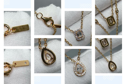 [baslovejewels]MY TWIN 2 ROW DIAMOND NECKLACE