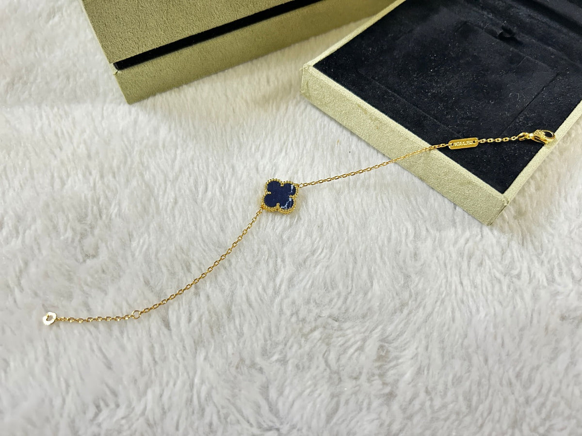 [basloveJW]CLOVER 1 MOTIF PIETERSITE BRACELET