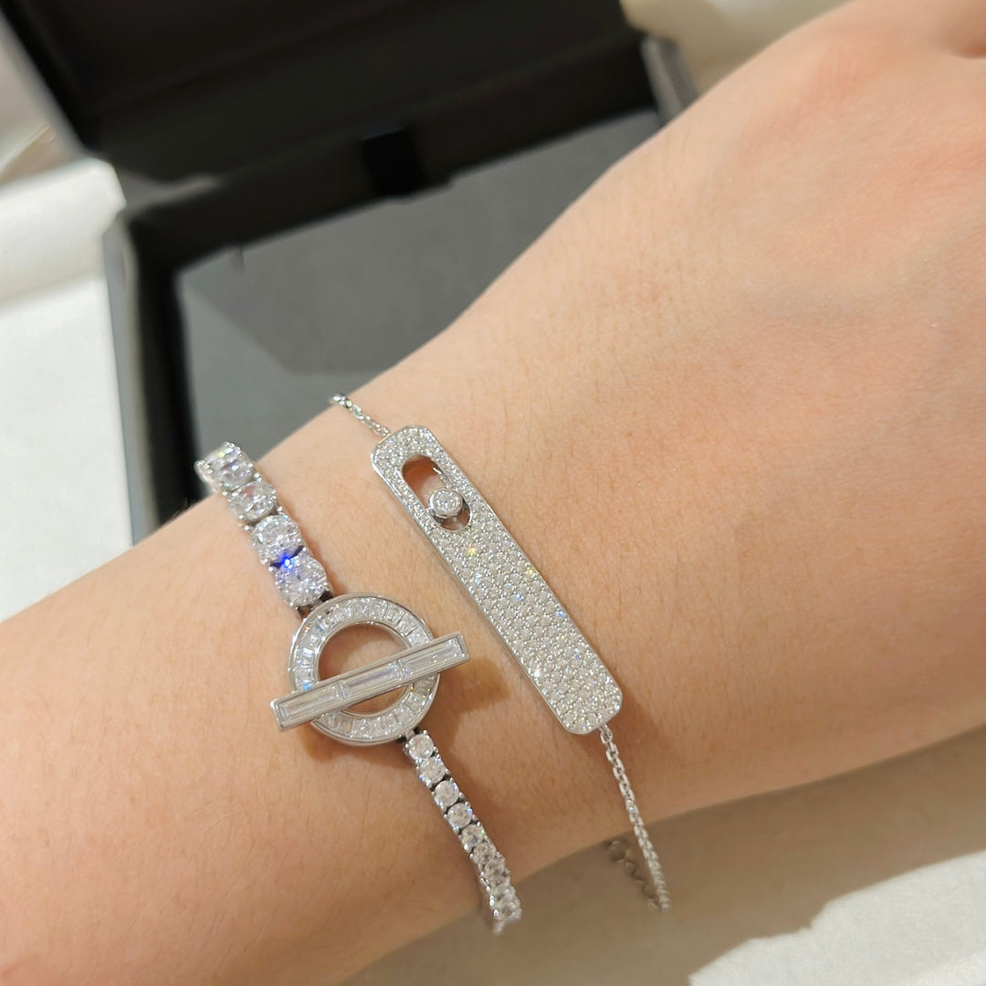 [baslovejewels]MOVE CLASSIQUE DIAMOND PAVED BRACELET