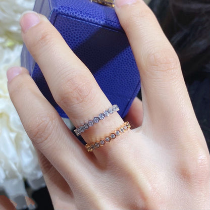 [baslovejewels]BEE LOVE DIAMOND PAVED SMALL RING