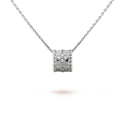 [basloveJW]PERLEE PEDANT SIVLER DIAMOND NECKLACE